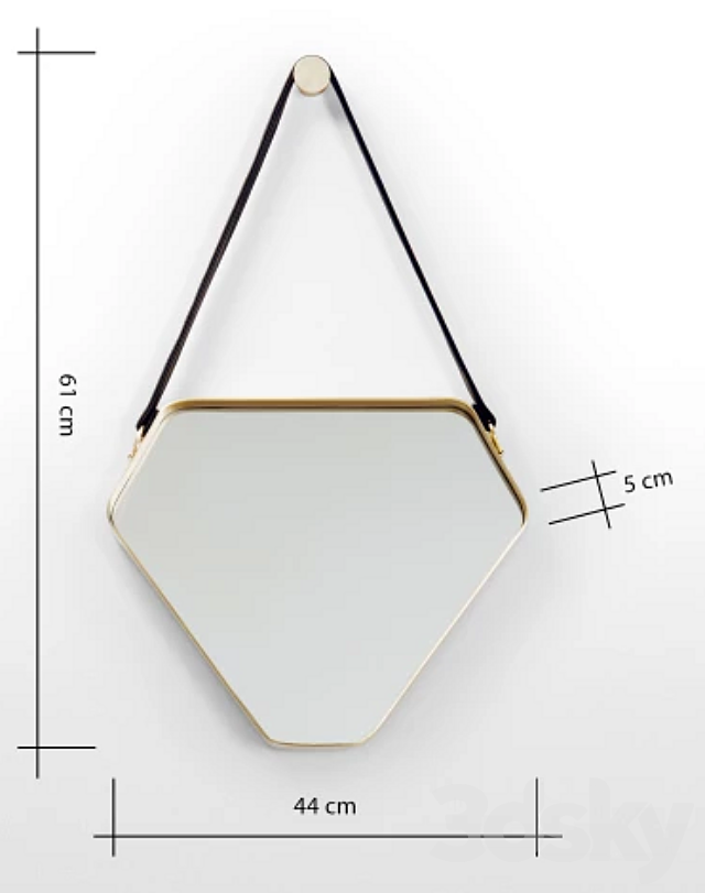 Cora Mirror (MADE studio) 3ds Max - thumbnail 2