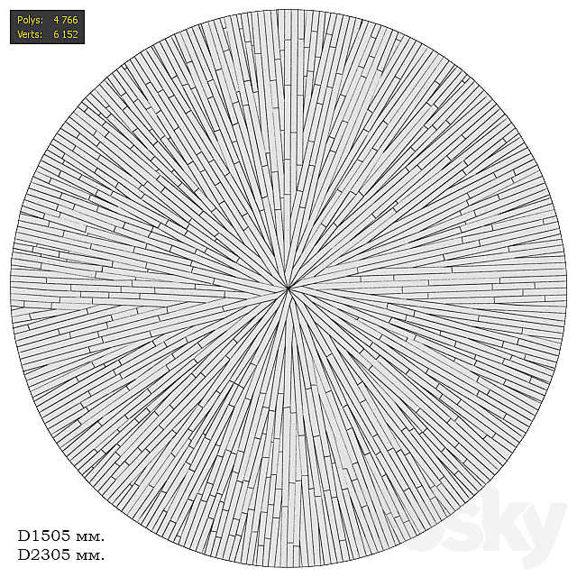 Carpet BoConcept Dimas Rug 3ds Max - thumbnail 3