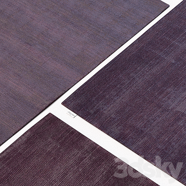 Rug Calvin Klein Home Lunar Amethyst Rug 3ds Max - thumbnail 2