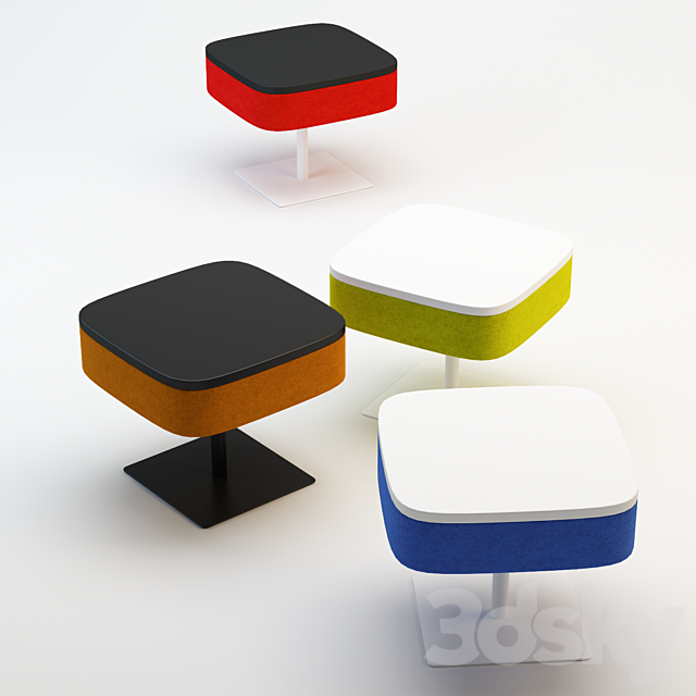 Tabisso – Tipographia Unita Low-Table 3ds Max - thumbnail 2