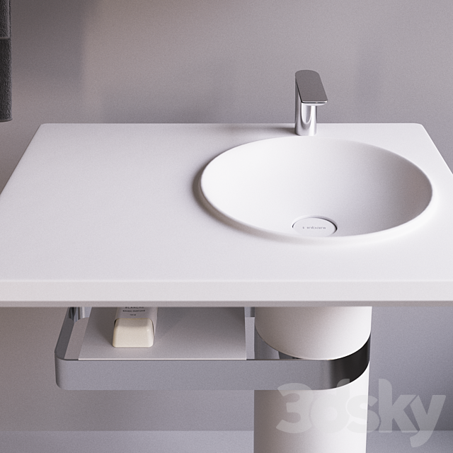 Sink VS001 INBANI VASE 3ds Max - thumbnail 2