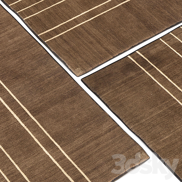 Carpet DorisLeslieBlau Contemporary Tibetian rug by Parkin Saunders 3ds Max - thumbnail 2