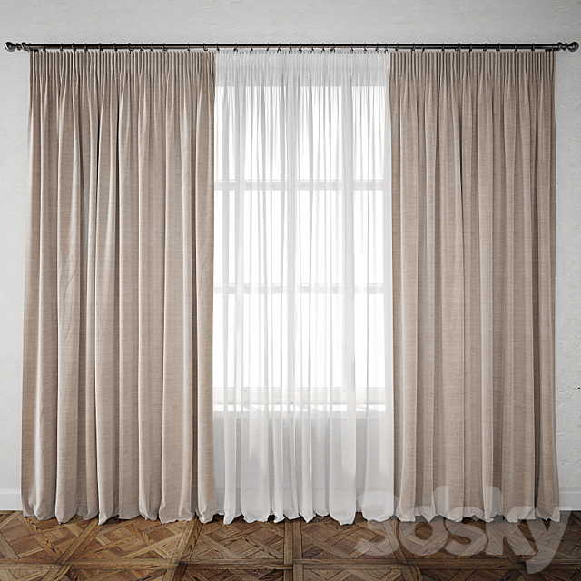 Curtain 47 3ds Max - thumbnail 2