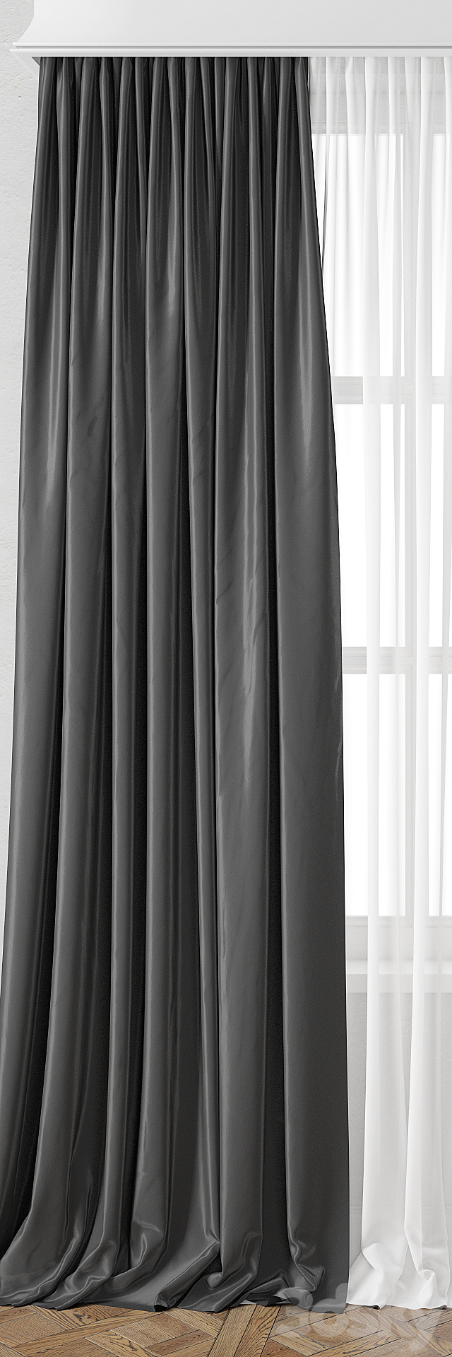 Curtain 60 3ds Max - thumbnail 2