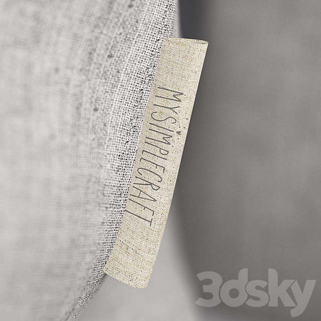 Pillow My Simple Craft 3ds Max - thumbnail 3