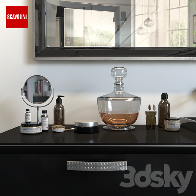 Bathroom furniture Scavolini Magnifica 3ds Max - thumbnail 2