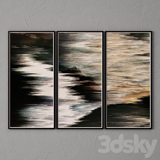 Collection of paintings-10 3ds Max - thumbnail 3