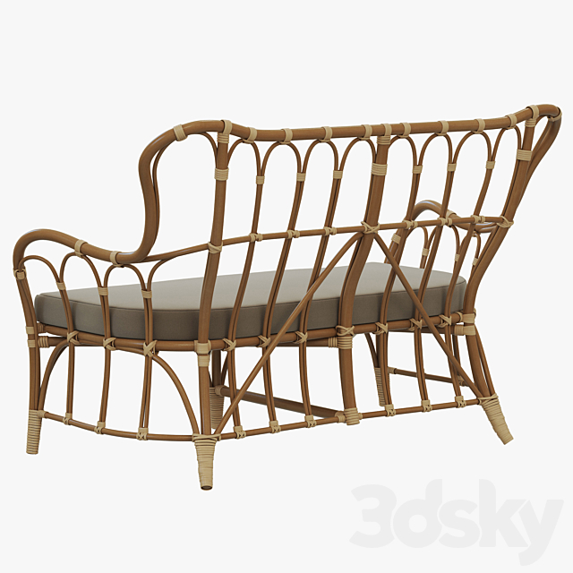 Ikea MASTHOLMEN Loveseat 3ds Max - thumbnail 2