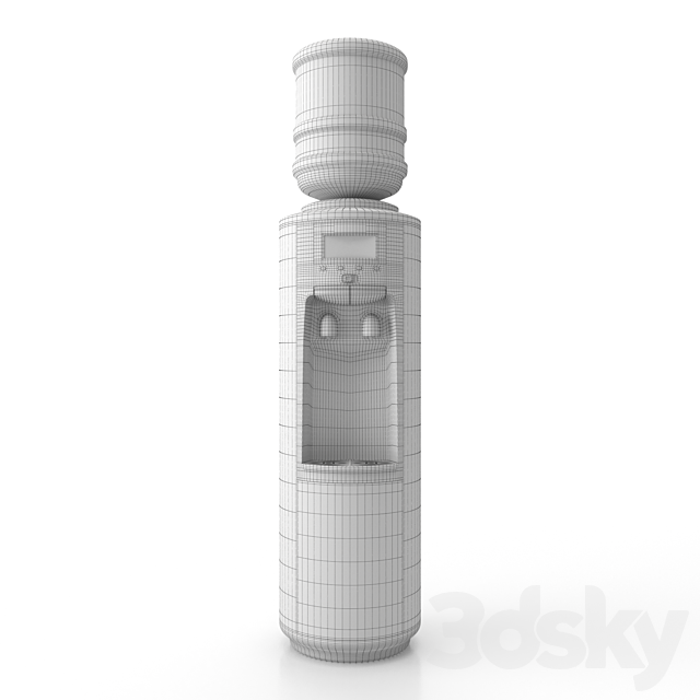 Water cooler Aqua Work HC-66-LN 3ds Max - thumbnail 3