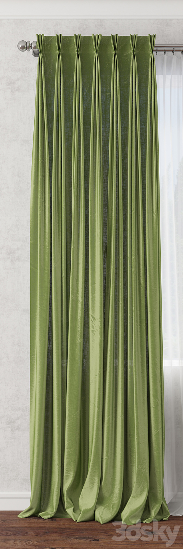 Curtain 20 3ds Max - thumbnail 2