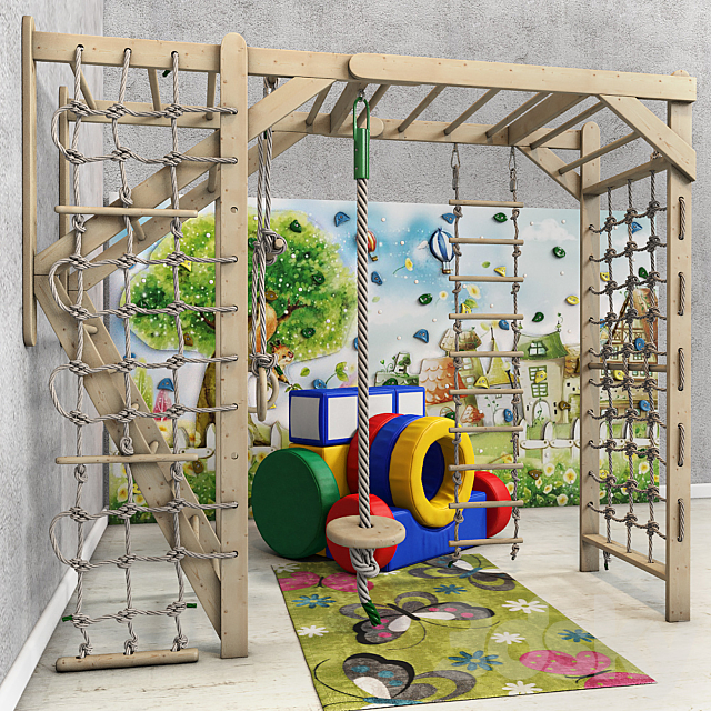 Children’s playground “Basic Tale” 3ds Max - thumbnail 2