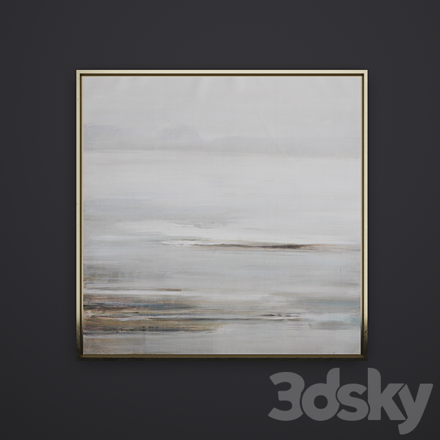 Set of contemporary art 34 3ds Max - thumbnail 2