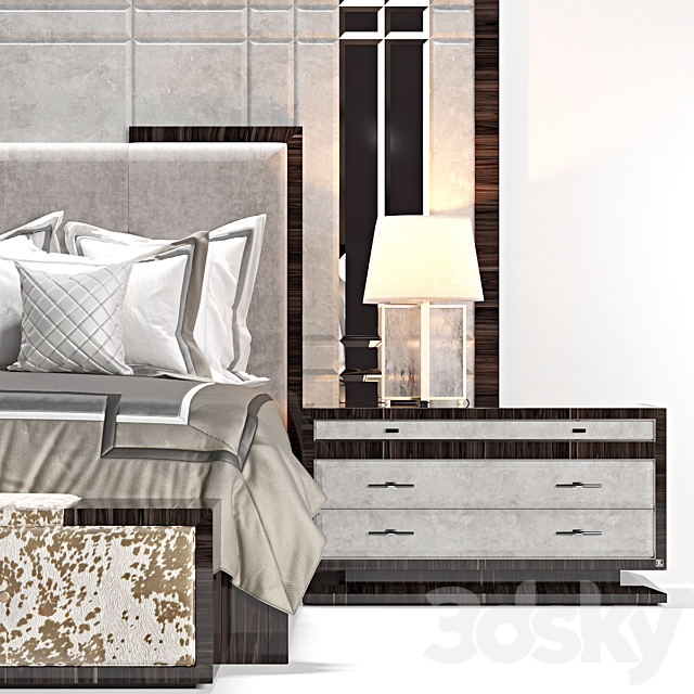 Bed 3ds Max - thumbnail 2