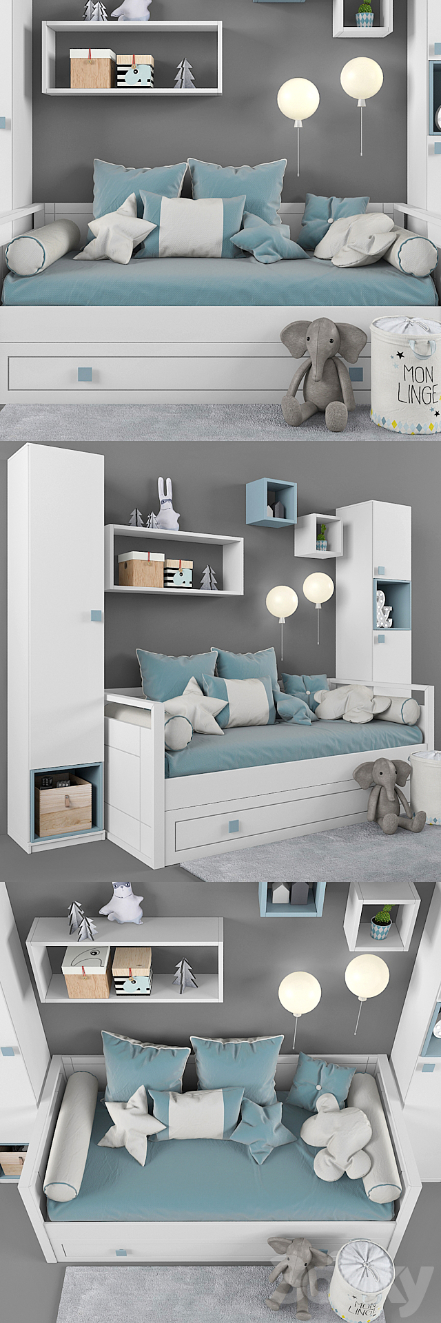 Children’s furniture and accessories 45 3ds Max - thumbnail 2