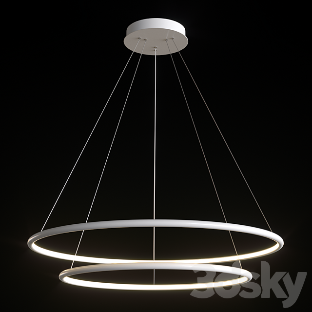 Maytoni MOD807-PL-02-85-W Nola 3ds Max - thumbnail 2