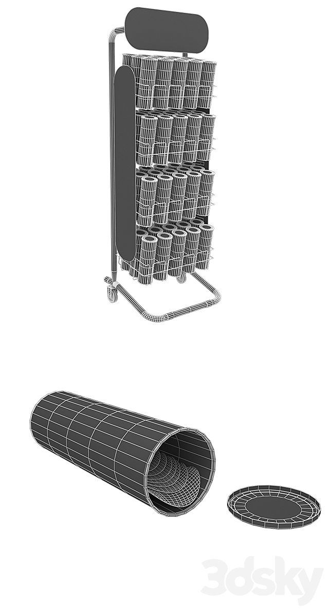 Pringles stand 3ds Max - thumbnail 3
