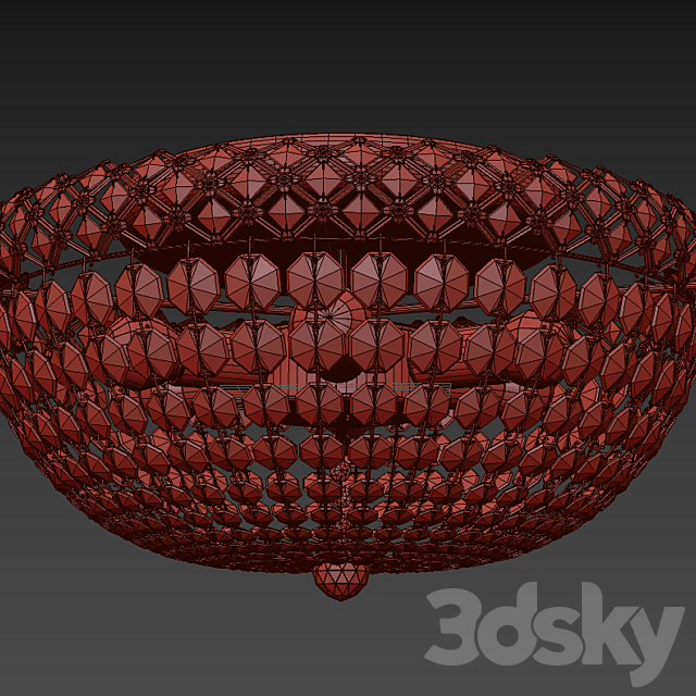 Chandelier Asti E 1.2.50.100 G 3ds Max - thumbnail 3