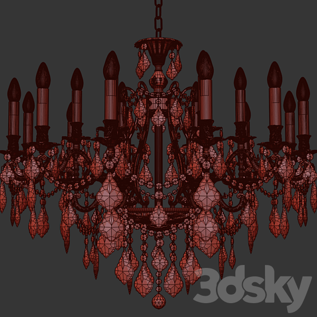 Chandelier Opera E 1.1.18.600 A 3ds Max - thumbnail 3