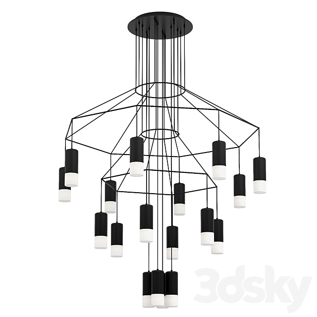 Chandelier Lampatron - VIBIA 3D Max - 3DMAXTER