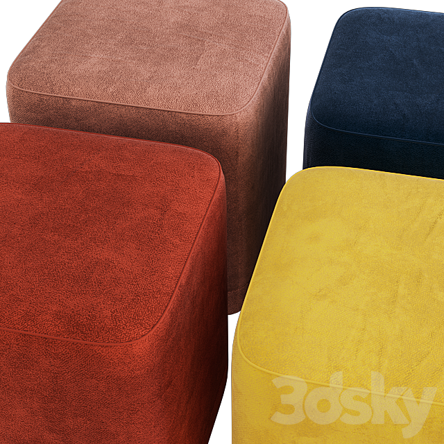 Ottoman (Muzafarov collection) 3ds Max - thumbnail 2