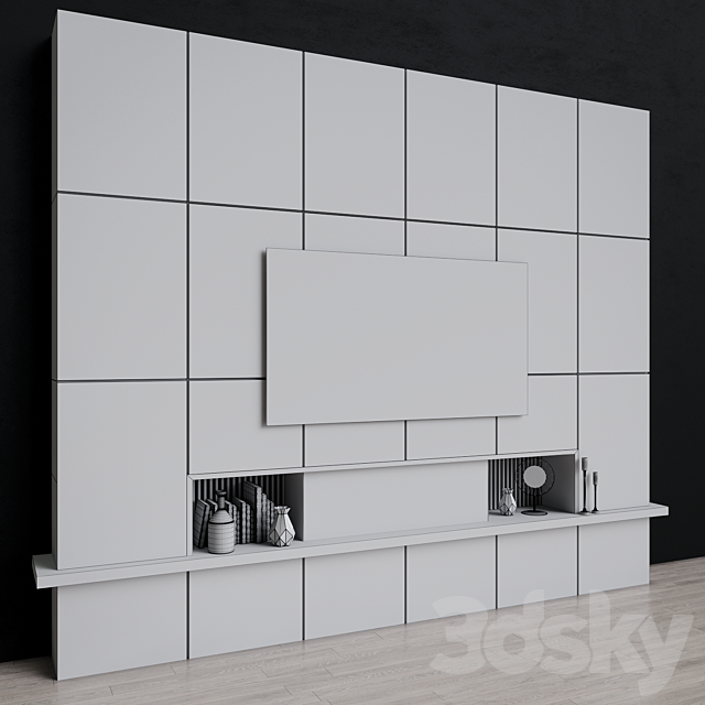 TV Zone-28 3ds Max - thumbnail 3