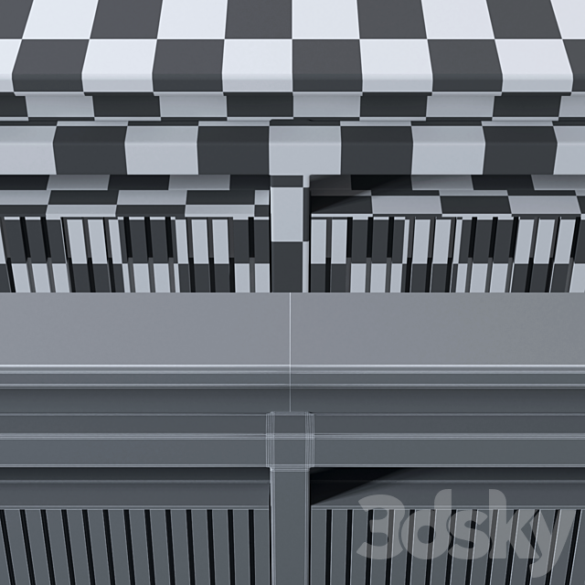 Visionnaire Banner Coffee Tables 3ds Max - thumbnail 3