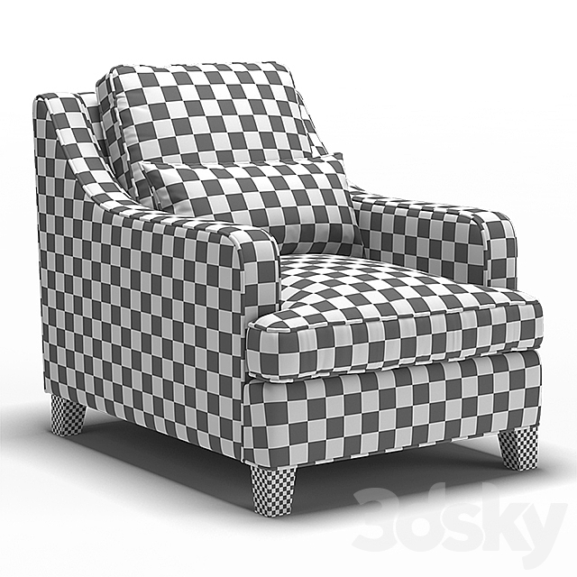 Dantone | Armchair “Lymington” 3ds Max - thumbnail 3