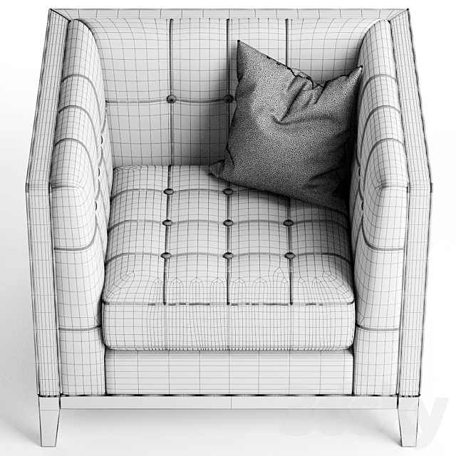 Bond Chair 3ds Max - thumbnail 3