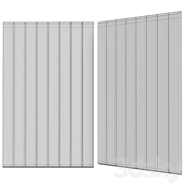 Headboard Premium PRO No. 46 3ds Max - thumbnail 2