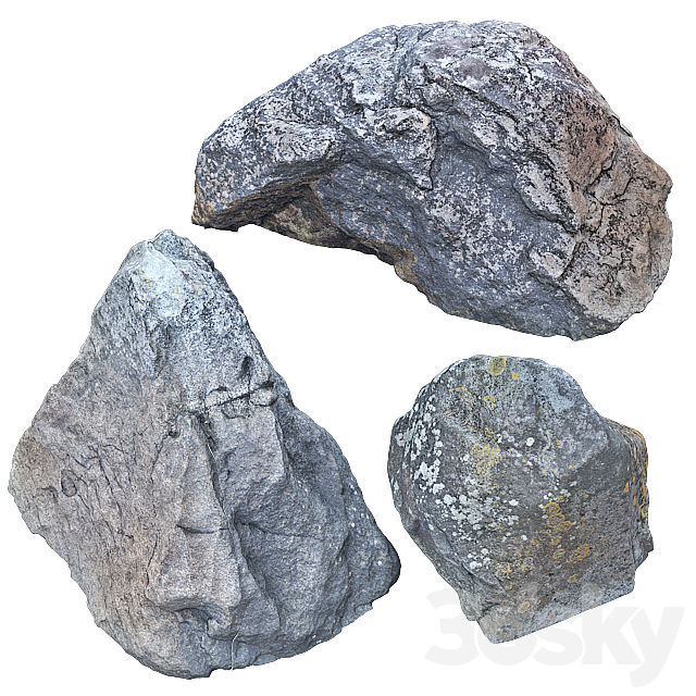 Beach Rocks Vol.04 3ds Max - thumbnail 2