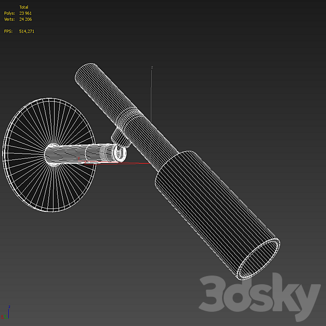 PANZERI TUBINO 3ds Max - thumbnail 3