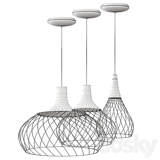 Mongolfier by Linea Light Group 3ds Max - thumbnail 3