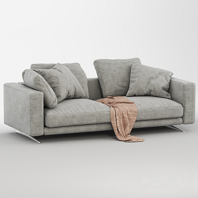 Flexform Sofa CAMPIELLO 3ds Max - thumbnail 3