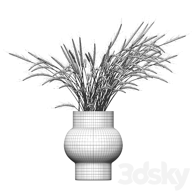 Bouquet in a vase 81 3ds Max - thumbnail 2