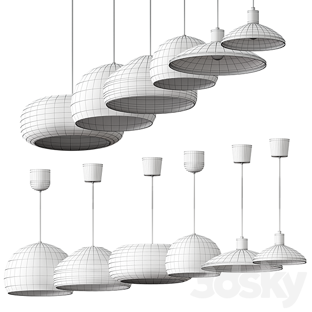 Aldo Bernardi MATERIA Pendant Lamp 3ds Max - thumbnail 3