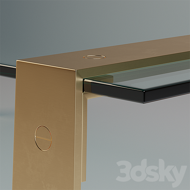 Lucida Coffee Table 3ds Max - thumbnail 2