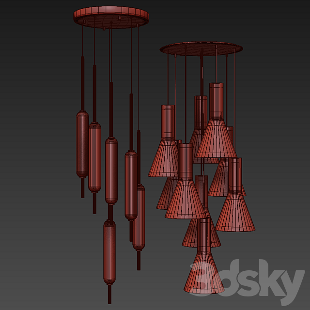 Marzais Créations BE GOOD. ASORA ONE Lampatron 3ds Max - thumbnail 3