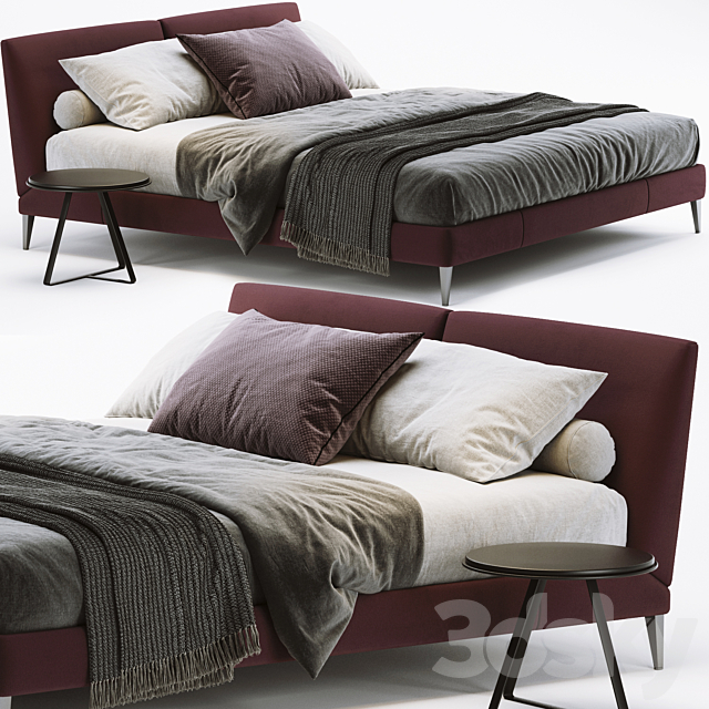Maxalto Selene Bed 3D Max