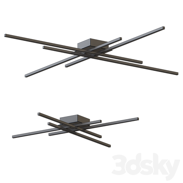Vega Ceiling Light by Kuzco Lighting 3ds Max - thumbnail 3