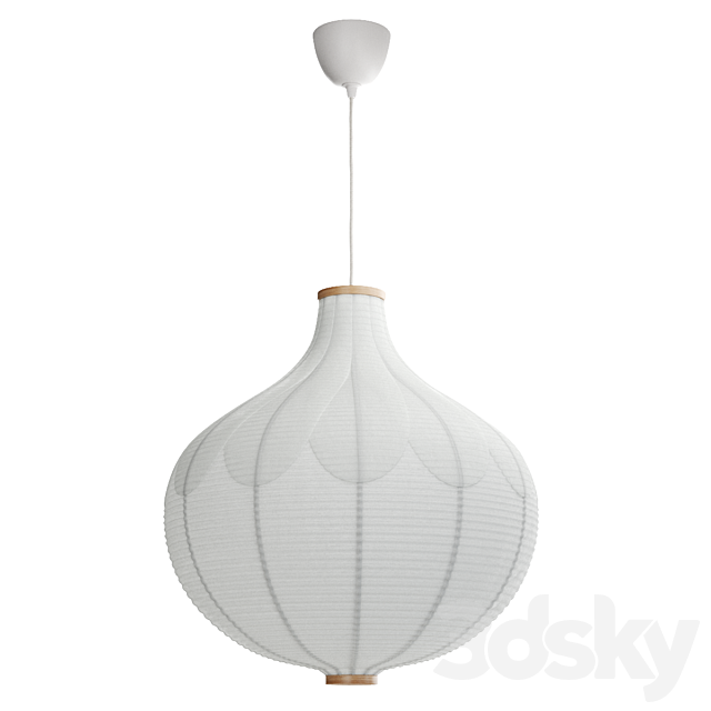 IKEA RISBYN  Pendant lamp shade onion shape 57 cm 3ds Max - thumbnail 2