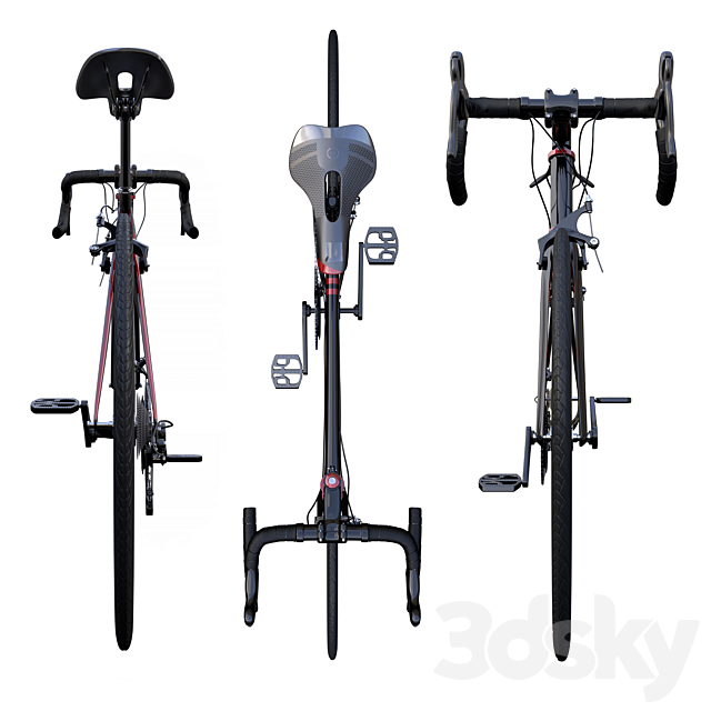 Road Bike 3ds Max - thumbnail 2
