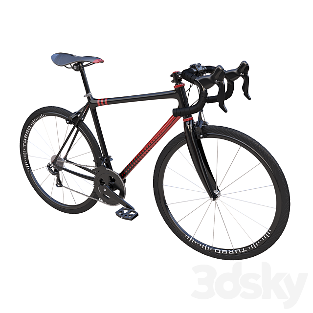 Road Bike 3ds Max - thumbnail 3