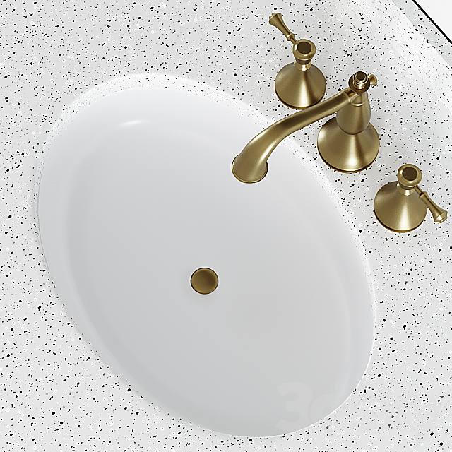 Toilet cabinet 3ds Max - thumbnail 3