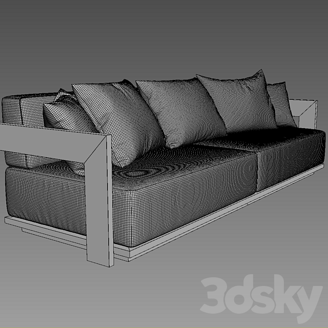 MILANO SOFA 3ds Max - thumbnail 2