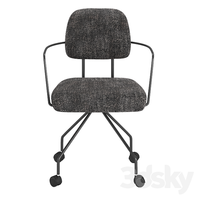 Four Hands _ Radcliffe Desk Chair 3ds Max - thumbnail 2