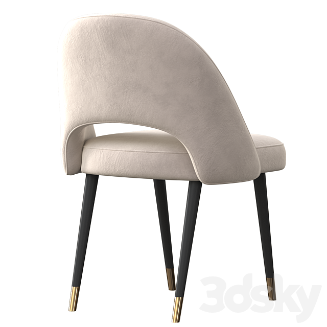 Dining Set Ralf Cliff Chair 3ds Max - thumbnail 2