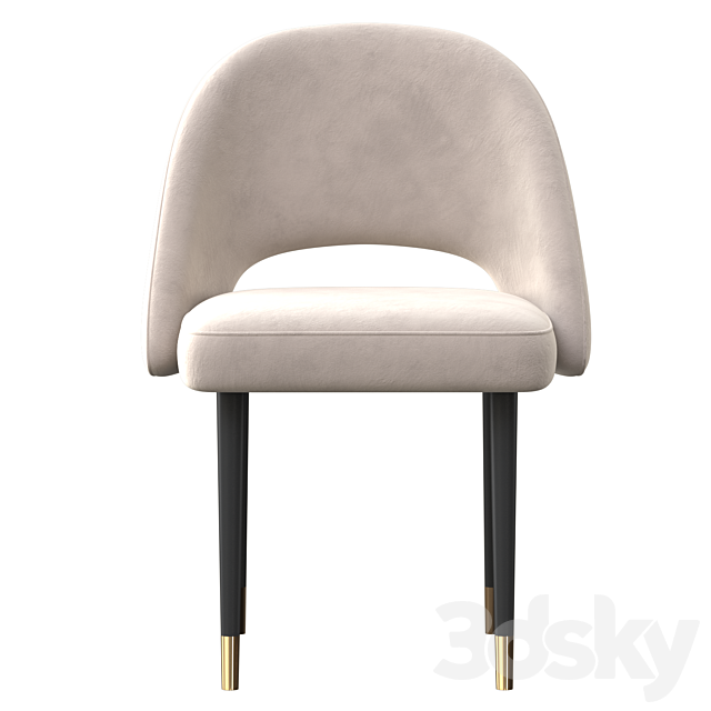 Dining Set Ralf Cliff Chair 3ds Max - thumbnail 3