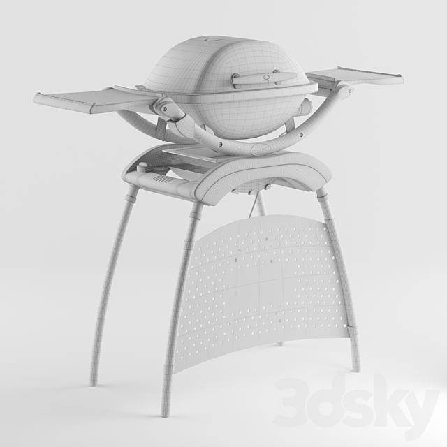 Weber Q 2200 3ds Max - thumbnail 2
