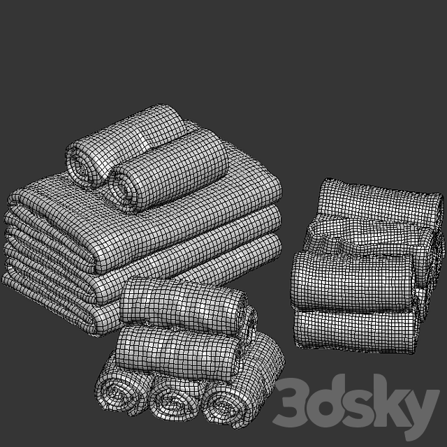 Towels_31 3ds Max - thumbnail 2