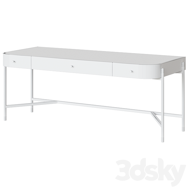 Rosie writing desk 3ds Max - thumbnail 2